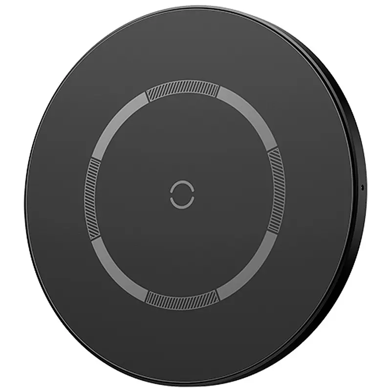 Бездротовий зарядний пристрій Baseus Simple Magnetic 15W WXJK-E01 Black - фото 2