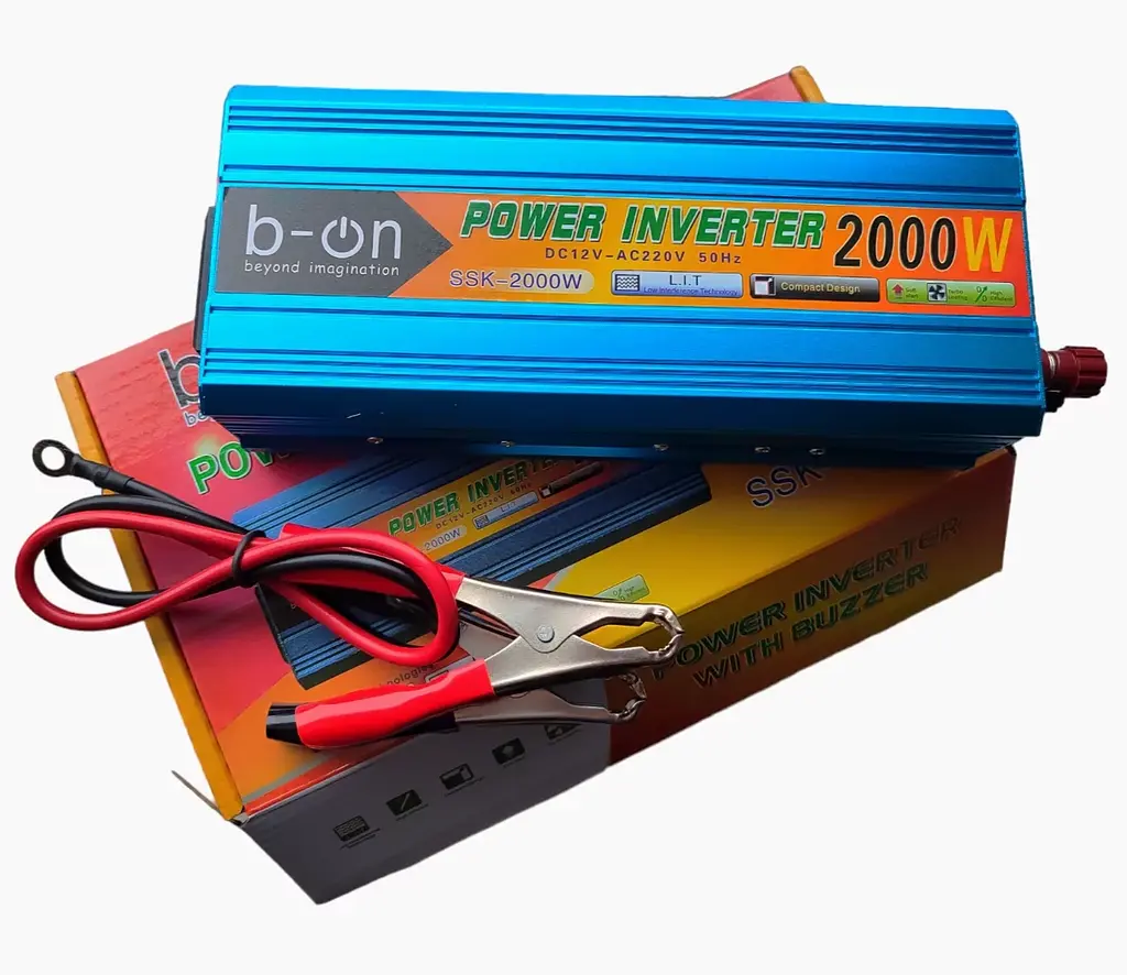 Автомобильный инвертор Power inverter SSK-2000w (12V-220V) - фото 2