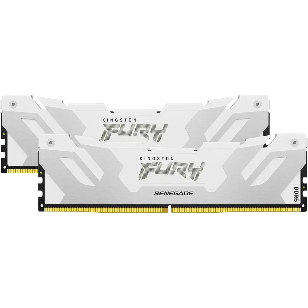 Модуль пам'яті DDR5 Kingston FURY Renegade 2x24 ГБ 8000 МГц білий/сріблястий (KF580C38RWK2-48) [175476] - фото 2