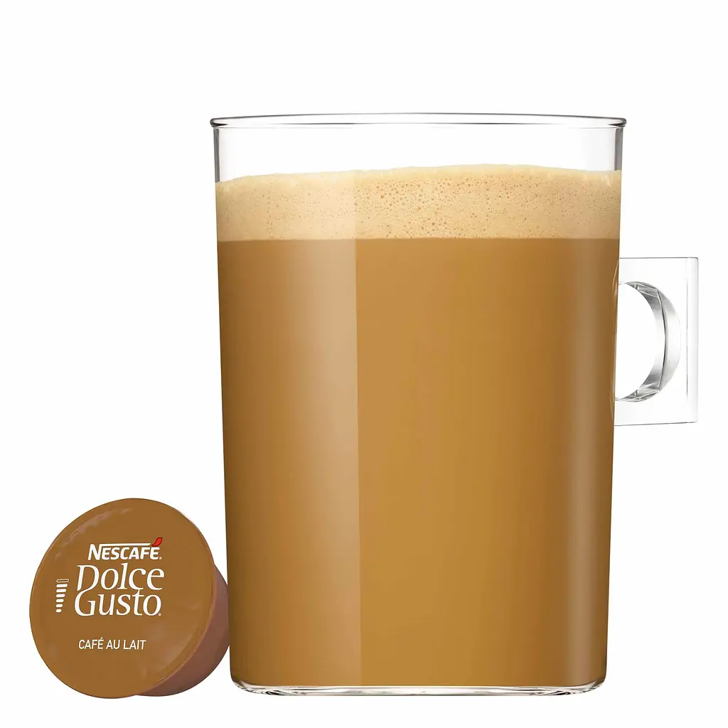 Уценка. Кофе в капсулах Nescafe Dolce Gusto Cafe Au Lait 16 шт. 160 г - фото 2