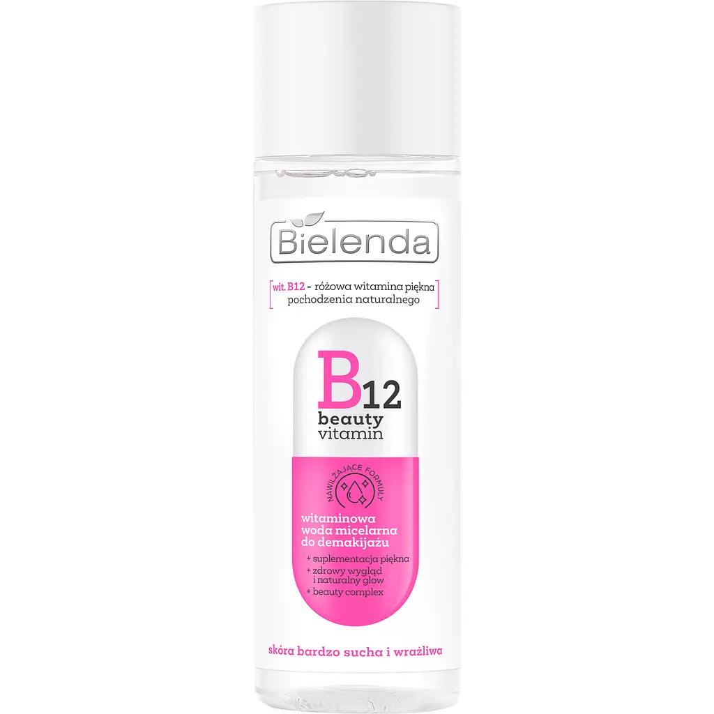 Міцелярна вода для зняття макіяжу Bielenda B12 Beauty Vitamin Micellar Water 200 мл - фото 2