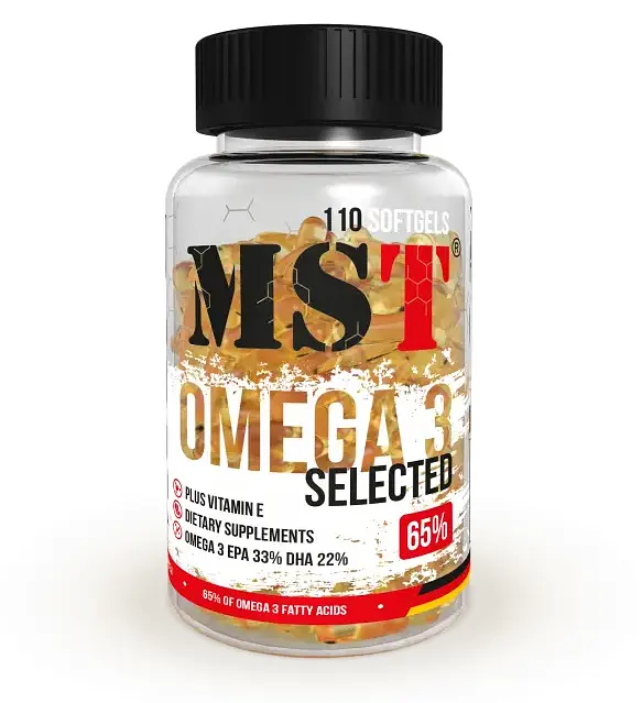 MST Відбірна Омега-3 EPA 330 DHA 220 з Вітаміном Е - 110 капсул MST Nutrition