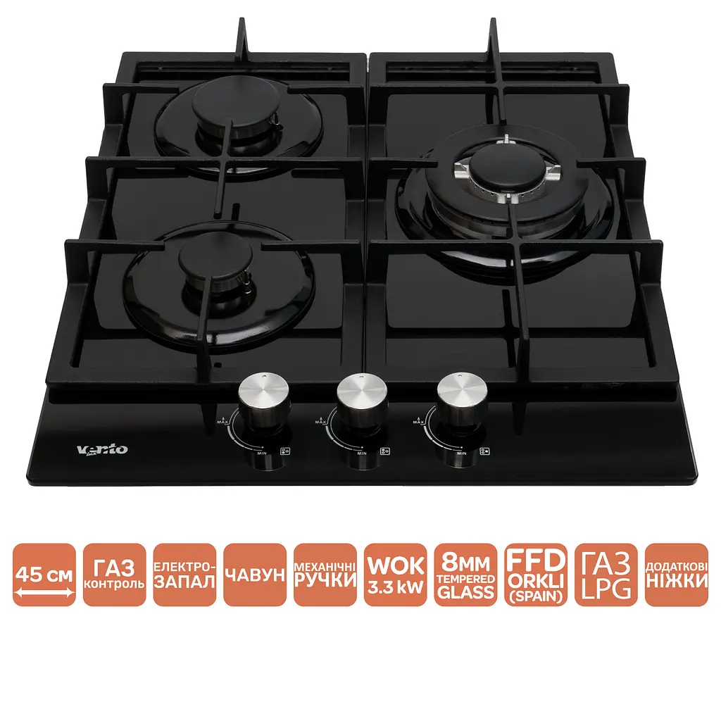 Варочная поверхность Ventolux HG430 M7G CEST (BK) - фото 2