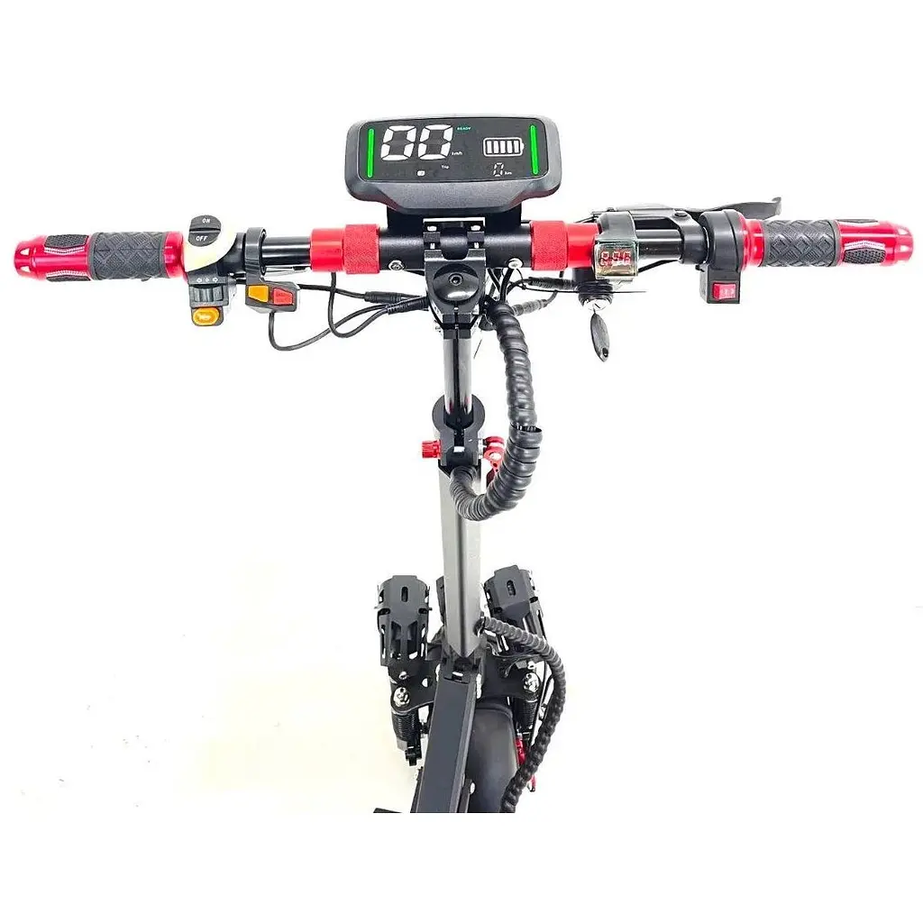 Двухмоторный Электросамокат с сиденьем KugooKirin M4 Pro Ultra (4000W 48V 21Ah) - фото 9