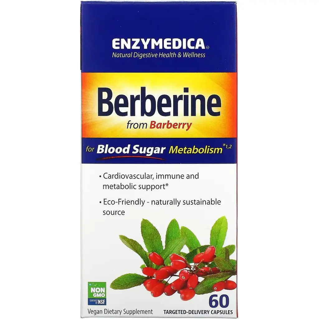 Берберин Enzymedica Berberine 60 капсул - фото 2