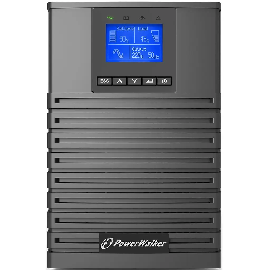 Джерело безперебійного живлення PowerWalker 1500 ВА / 1500 Вт / 9 А*ч (10122193) - фото 2