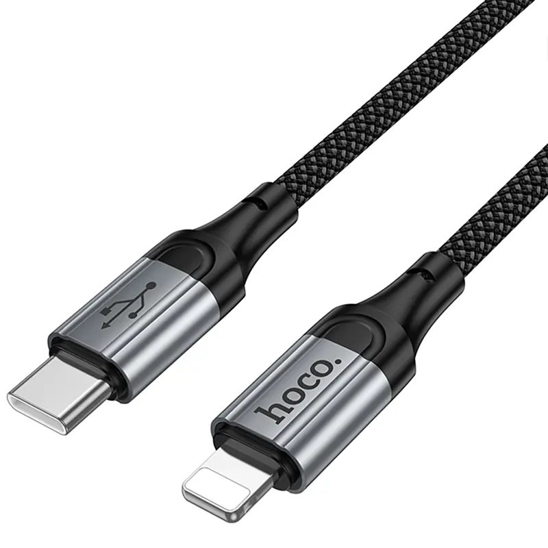 Дата кабель Hoco X121 Nuevo Type-C to Lightning 27W 1.5 м Black - фото 5