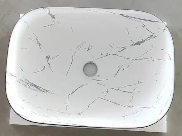 Умивальник накладний Mixxus Premium Diverse-0112 marble-Black 455x325x135 мм MP6541, Мармур - фото 2