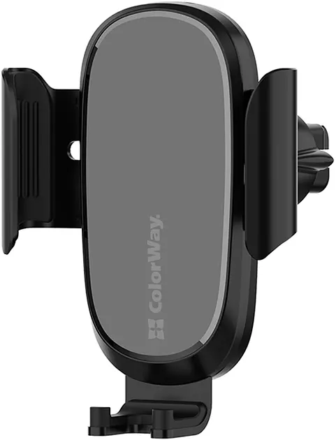 Тримач для телефону ColorWay Air Vent Car Wireless Charger 15W Black - фото 2