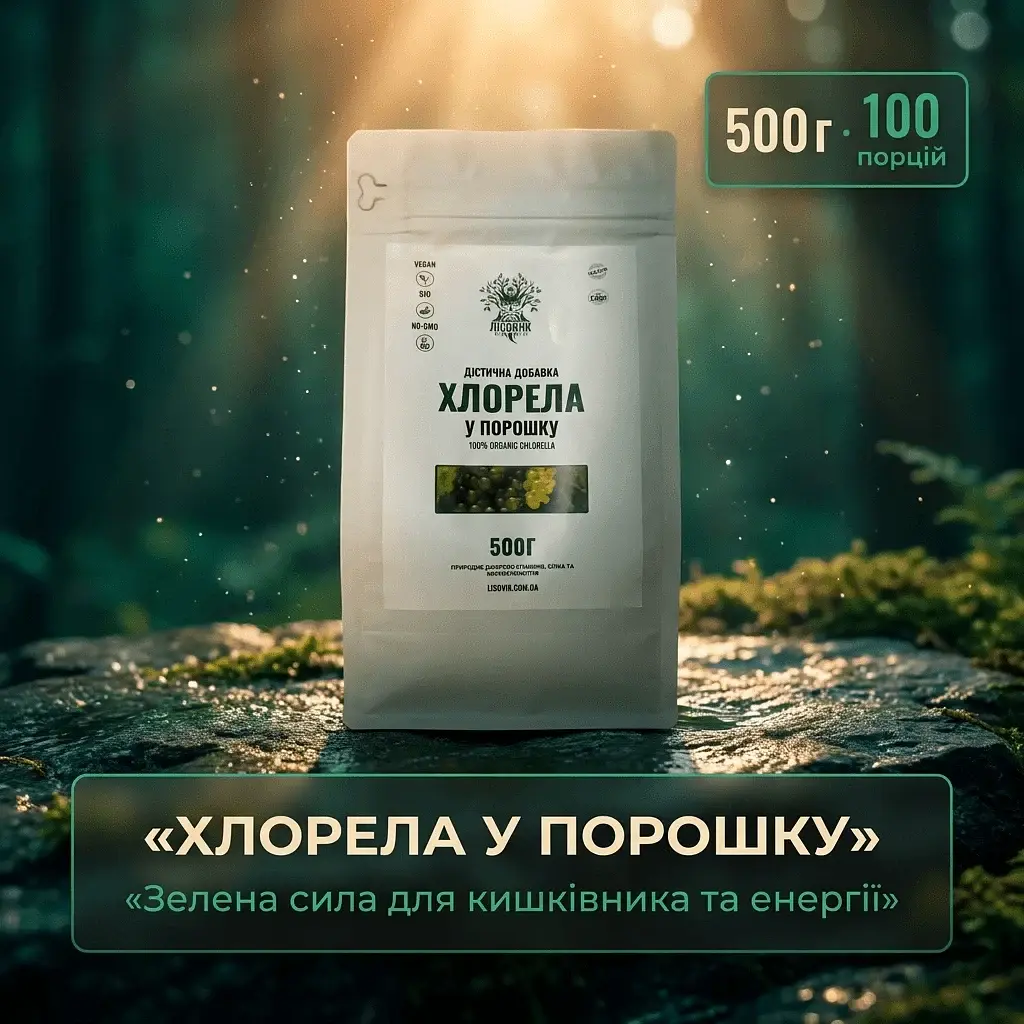 Хлорела у порошку 500 г - фото 2
