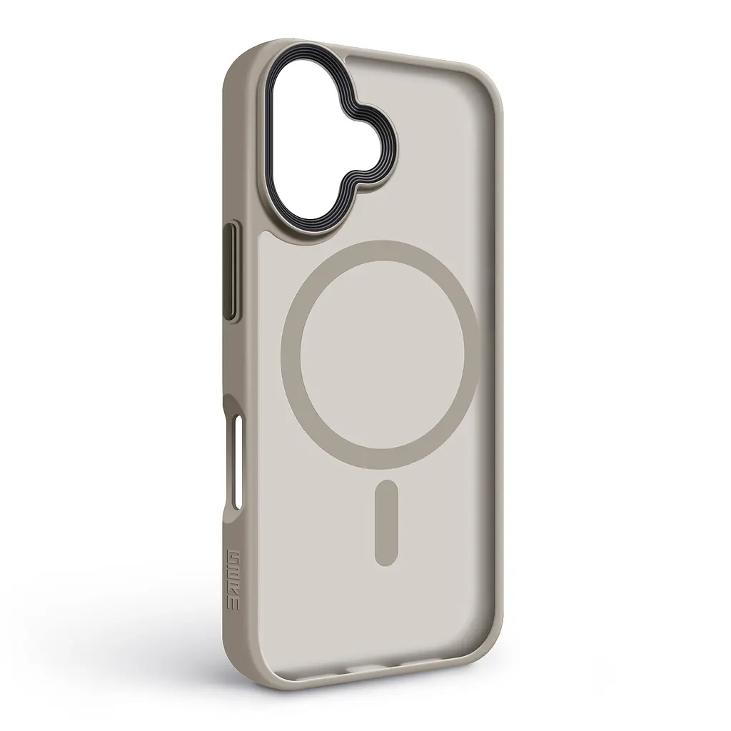 Чехол для Apple iPhone 16, Uniq MagCase, бежевый, противоударный, панель-накладка с магсейф, ударопрочный TPU+PC, с магнитом MagSafe, поддержка полноценной беспроводной зарядки, ArmorStandart (ARM79498) - фото 2