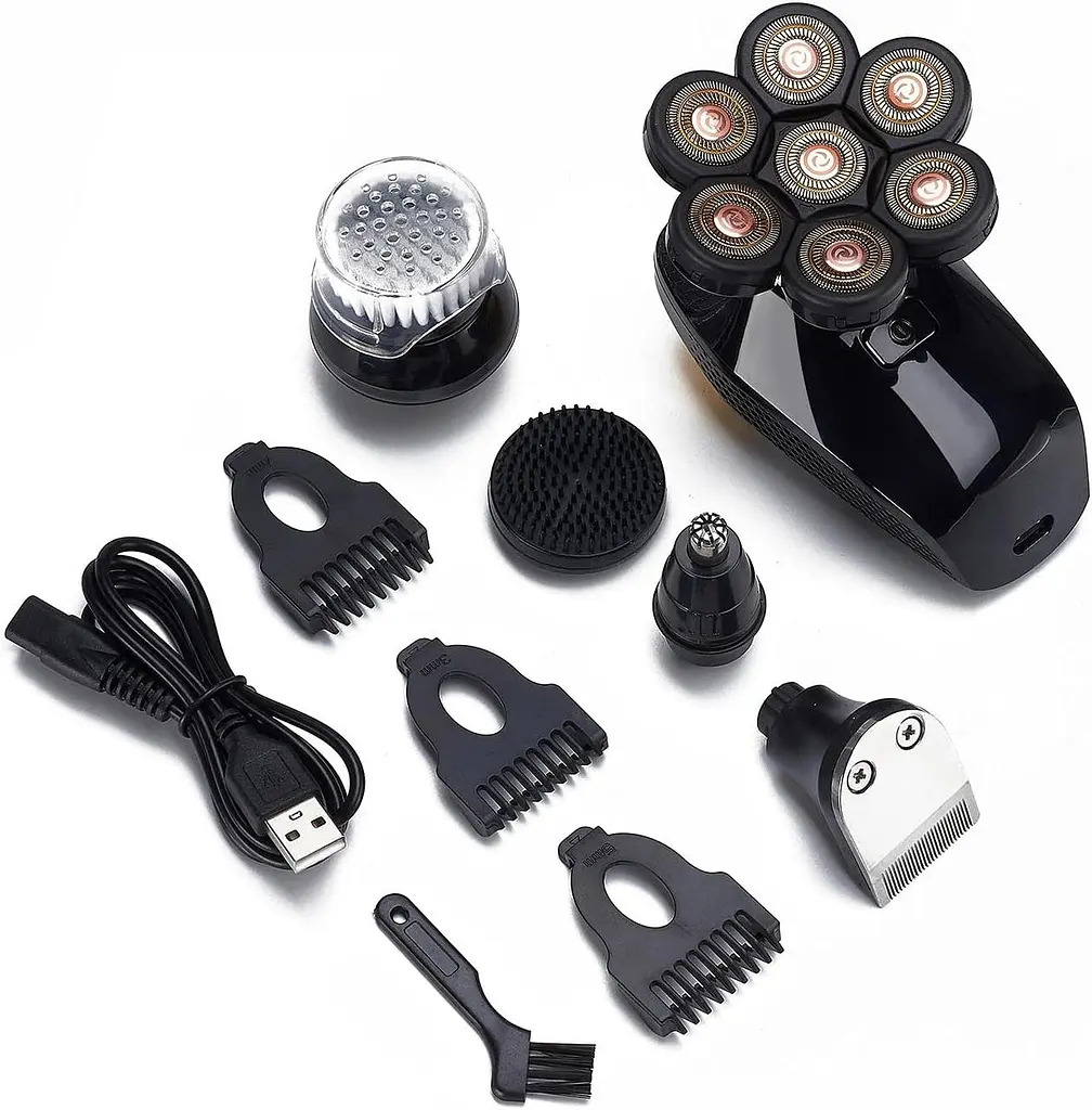 Електрична бритва для чоловіків 5 в 1 Electric Shaver для обличчя - фото 6