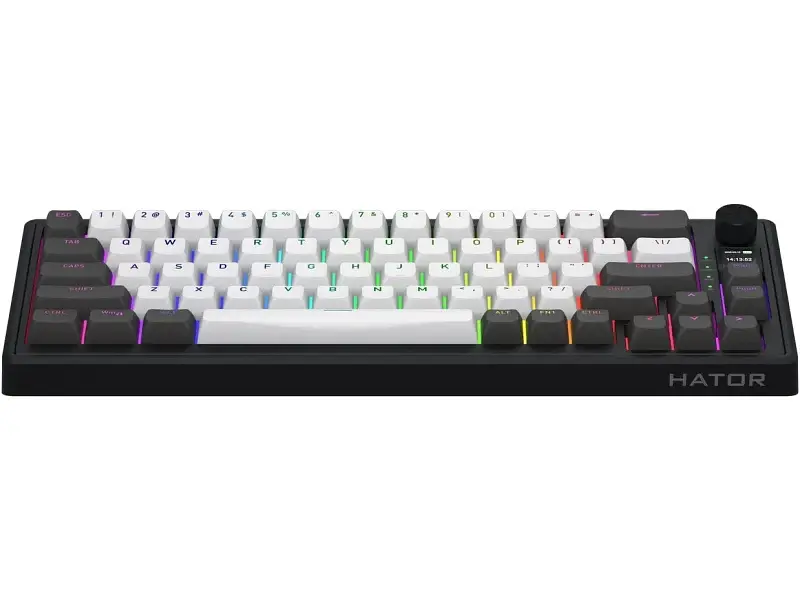 Клавіатура Hator Skyfall 65 PRO Wireless Grey-Black US Silent Switches (HTK4160) - фото 2