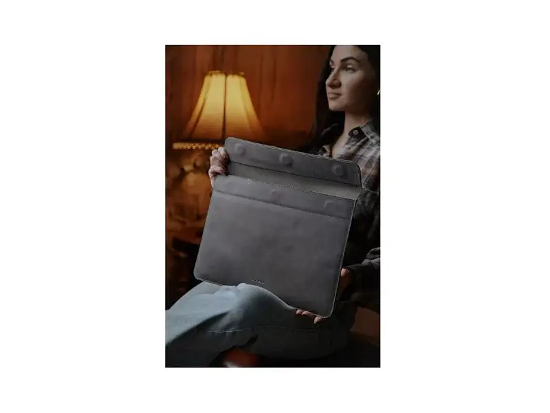 Чохол для ноутбука InCarne Klouz MacBook Pro 14 2021-2025 (вінтажний) сірий (klouz-gray-vintage-pro-14) - фото 4