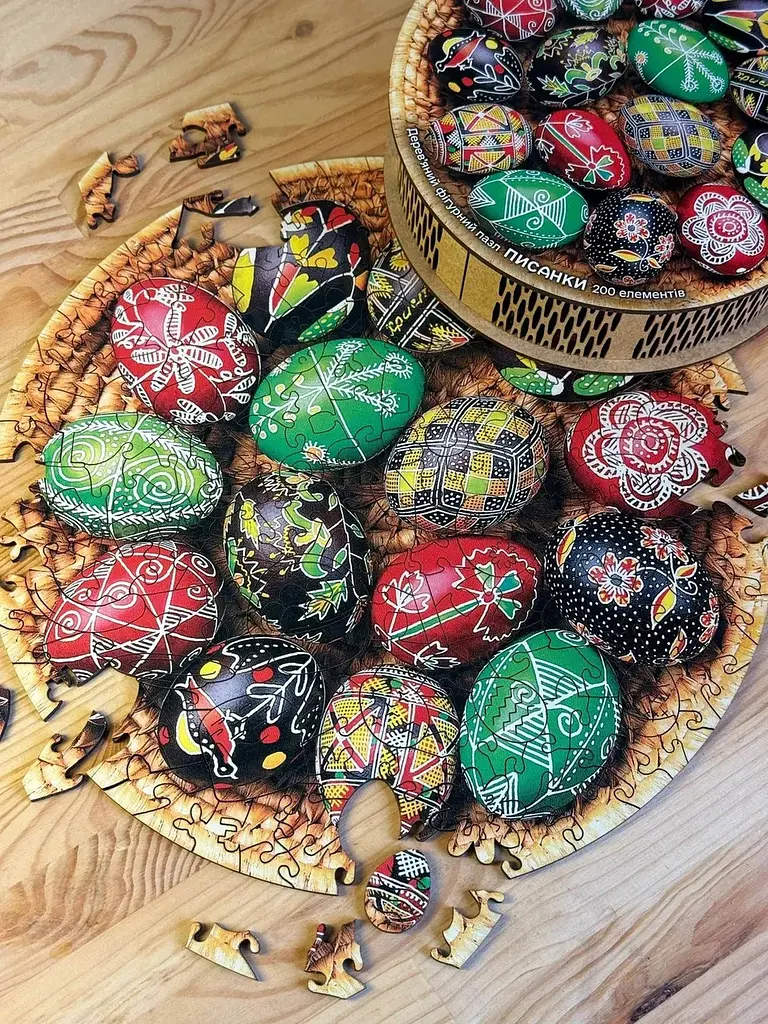 Пазл Спадщина дерев`яний UkrainianPuzzles Писанки - фото 9