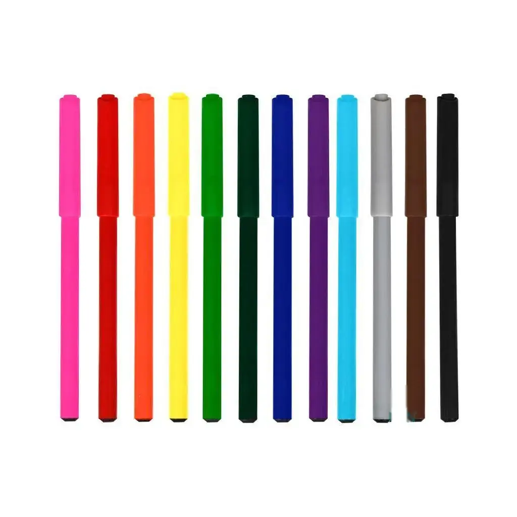 Фломастери Faber-Castell Замок Felt tip pen Castle у картонній коробці 12 кольорів (31677) - фото 3
