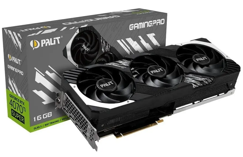 Видеокарта Palit RTX 4070 Ti Super 16GB GamingPro (NED47TS019T2-1043A) (GDDR6X, 256 bit, PCI-E v4.0) Б/у - фото 9