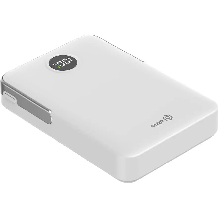 Павербанк ATRIA Magnetic White 10 000 mAh / 15 Вт (WPD-W57) - фото 9