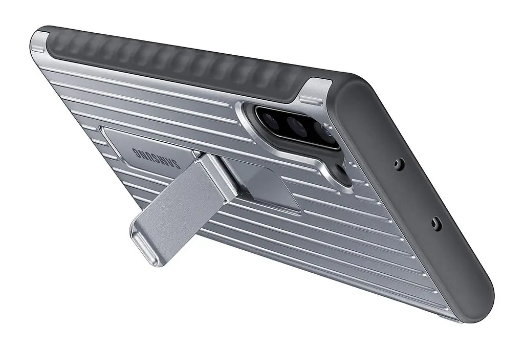Чохол протиударний із підставкою Protective Standing Cover EF-RN970CSEGRU для Samsung Galaxy Note 10 (6.3") Silver - фото 3
