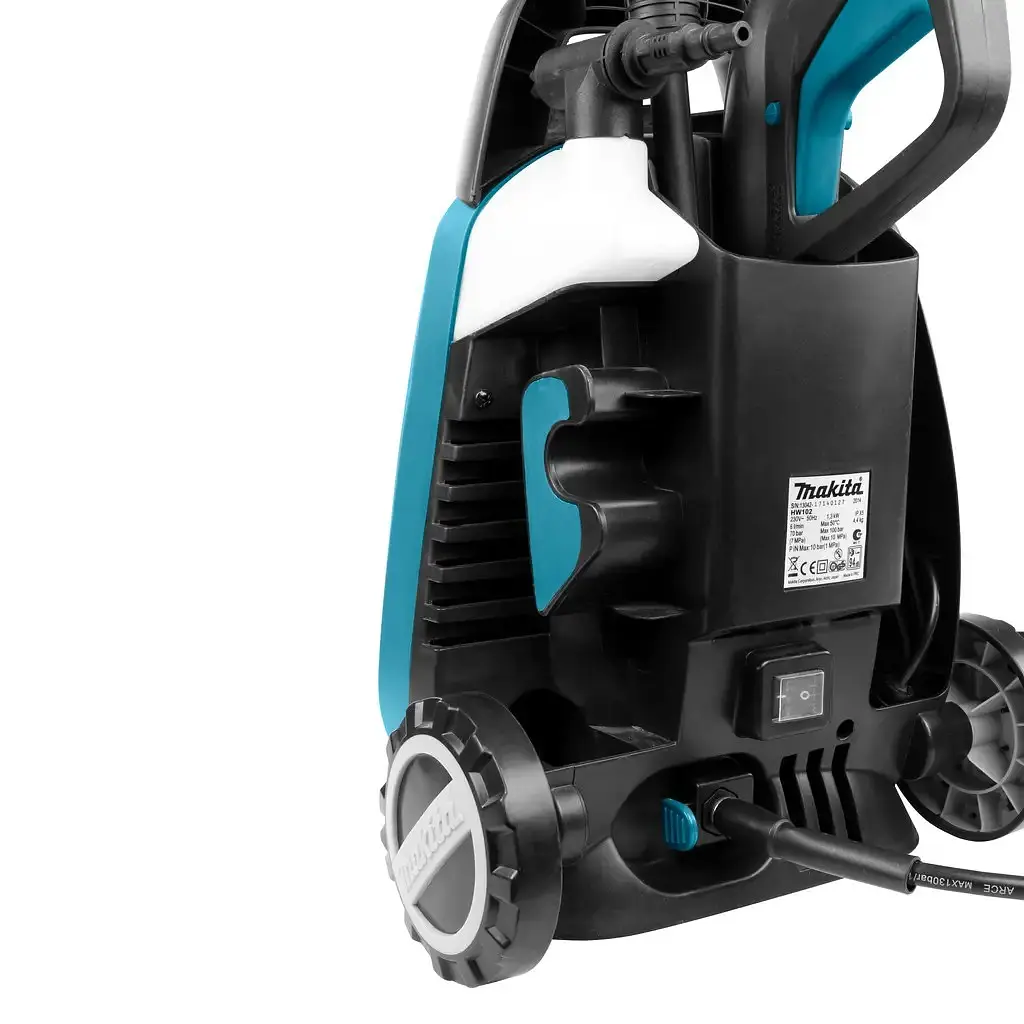 Мийка високого тиску Makita HW102 (100 бар, 360 л/год, 1300 Вт, 5.8 кг) - фото 6