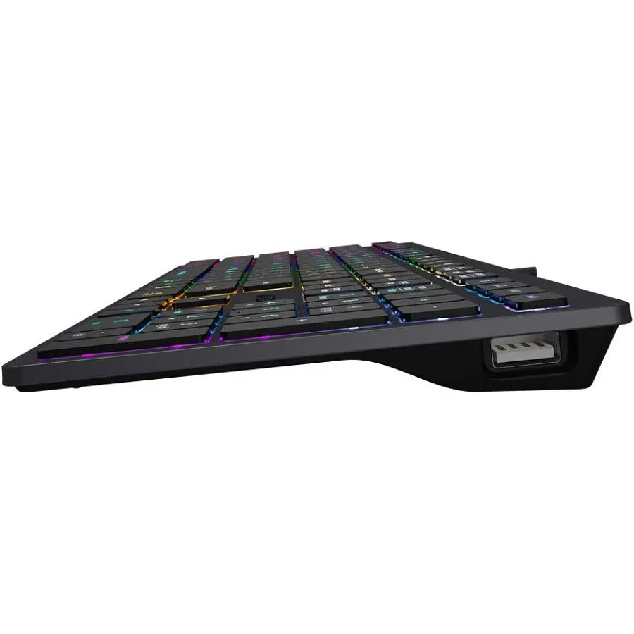 Клавіатура A4Tech Fstyler FX60H Grey Neon backlit [94472] - фото 6