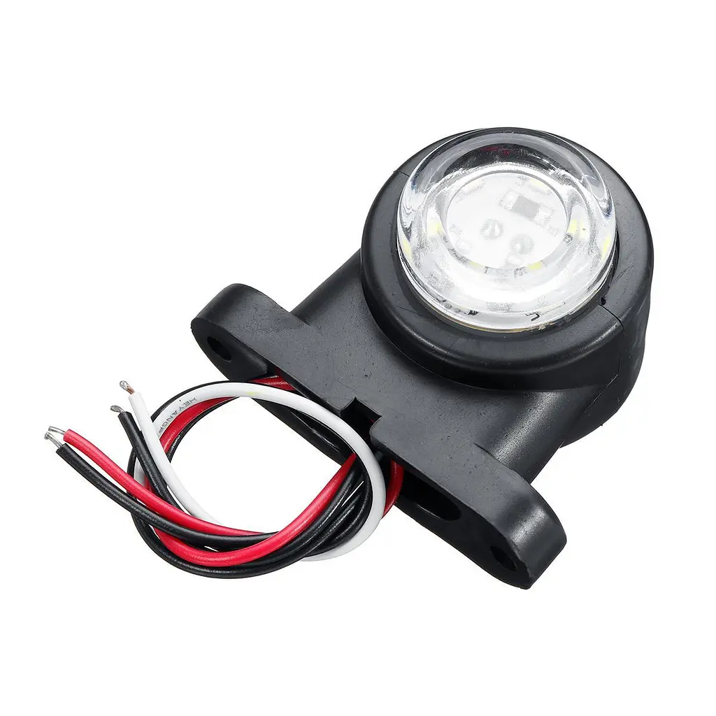Габарит LED чебурашка 12/24V міні 5.5 см 2 шт. Червоний-Білий (MRT 301) - фото 3