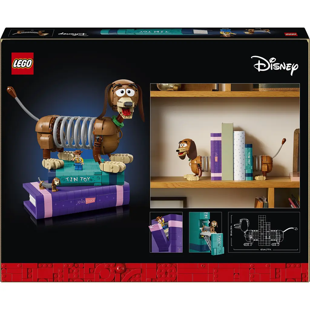 Конструктор LEGO Книжные подставки Собачка Спиралька из Истории игрушек (43301) - фото 3