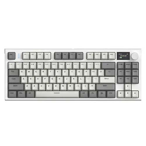 Клавіатура бездротова K86, Retro Grey, Bluetooth 5.0 / 2.4GHz USB / Type-C, механічна ( Attack Shark teh0028302 - фото 2