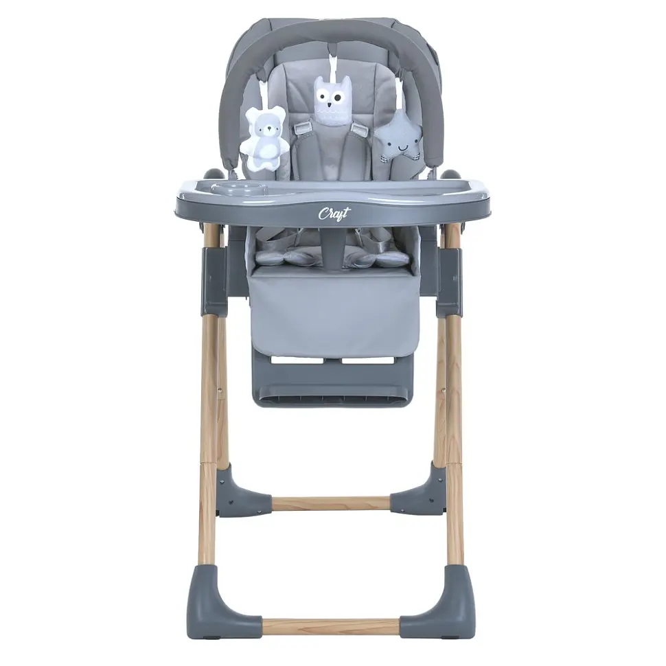 Стульчик для кормления El Camino CRAFT ME 1115-W Gray, до 15 кг - фото 3