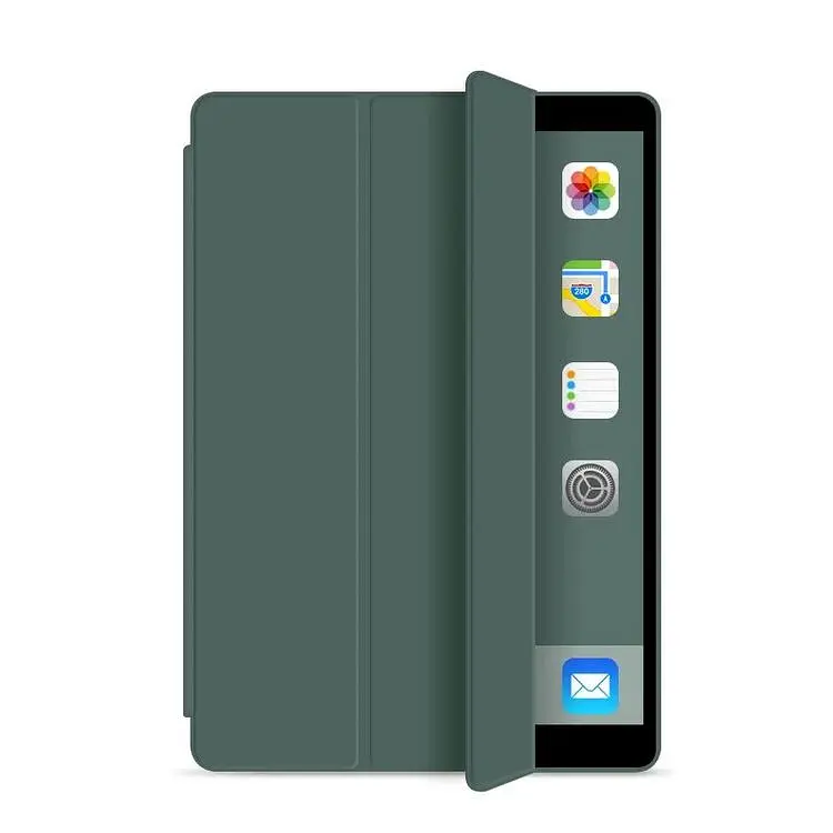 Чохол-книжка BeCover Tri Fold Soft TPU для Apple iPad mini 6 2021 Dark Green (706721) - фото 3
