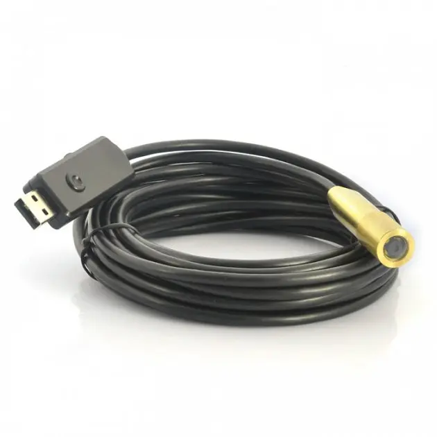 Камера відеоспостереження гнучка USB водонепроникна із підсвічуванням 4 LED Ендоскоп Camera Endoskope 5 метрів - фото 2