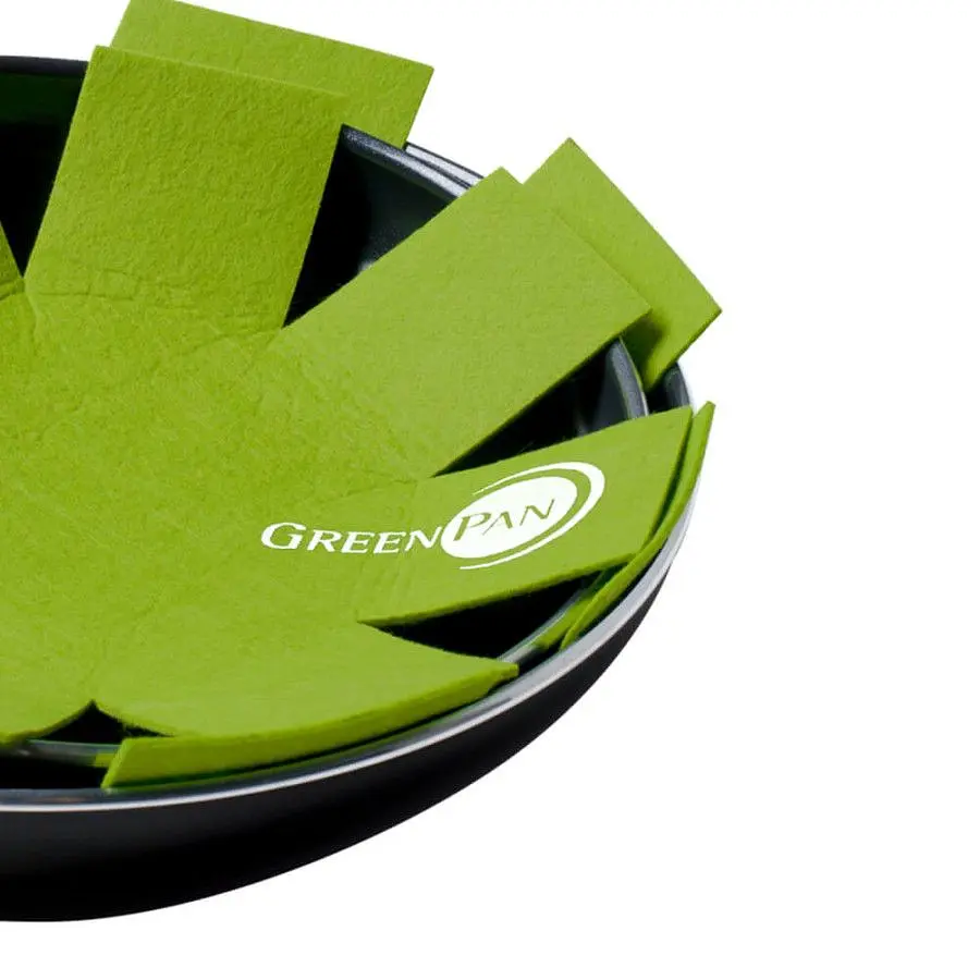 Захист для зберігання сковорідок GreenPan 2 шт 27+34 см салатовий (CC000749-001) - фото 2