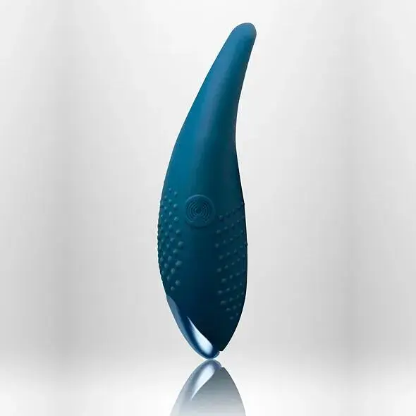 Ерекційне кільце з вібрацією Rocks Off EmPower Blue - фото 4