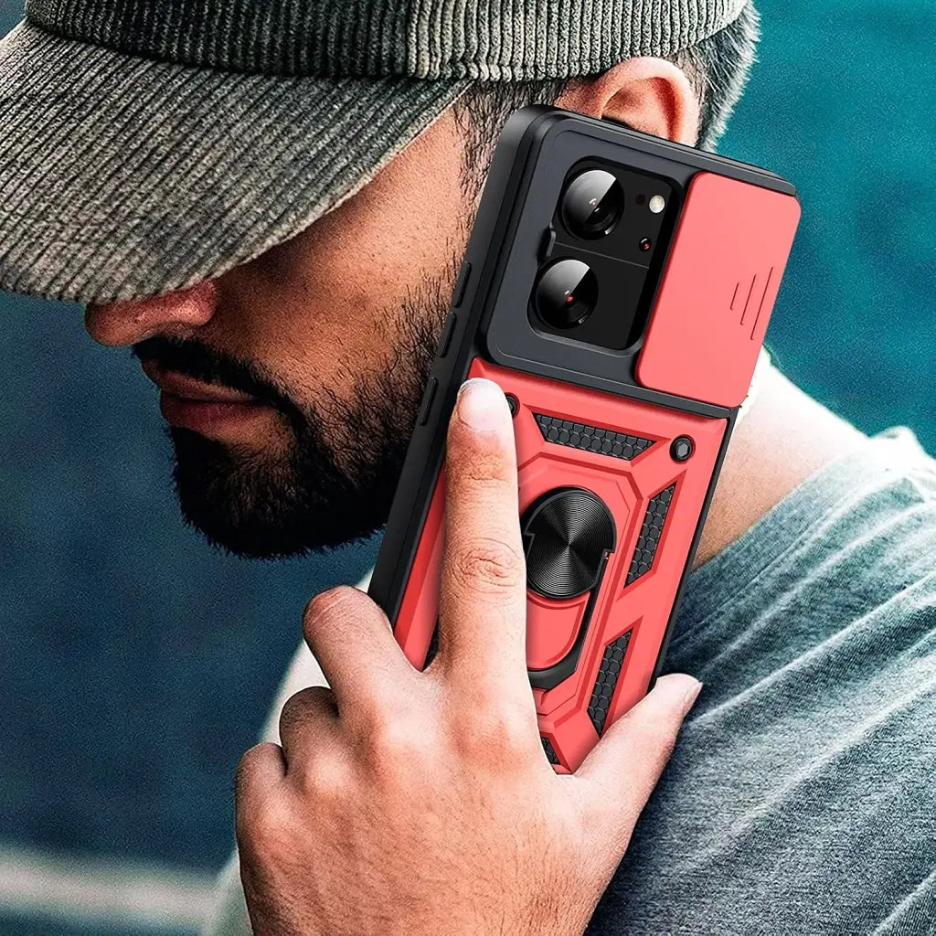 Панель BeCover Military для Xiaomi 13T/13T Pro Red (710560) - фото 6