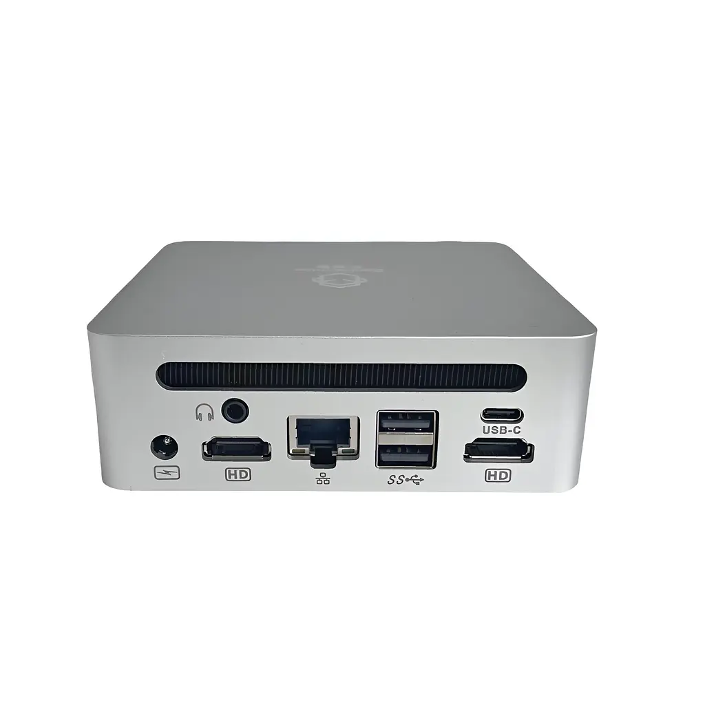 Міні-Пк GenMachine Ren Pro 6000 / Ryzen 7 6800H / RAM 32GB / SSD 512GB / LAN / Wi-Fi / Bluetooth / Windows 11 Pro (Без ключа) / Cірий - фото 2