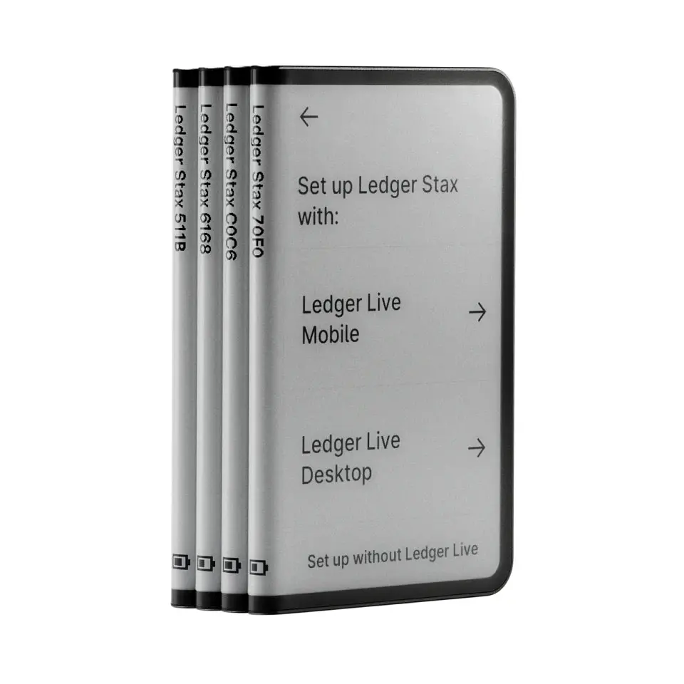 Апаратний криптокошелек Ledger Stax с чехлом Magnet Shell - фото 4