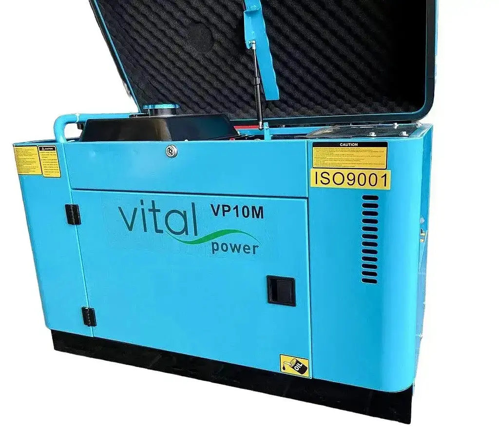 Дизельний Генератор Vital Power VP10T (8 - 10 кВт) + Електростартер + Закритий Корпус - фото 6