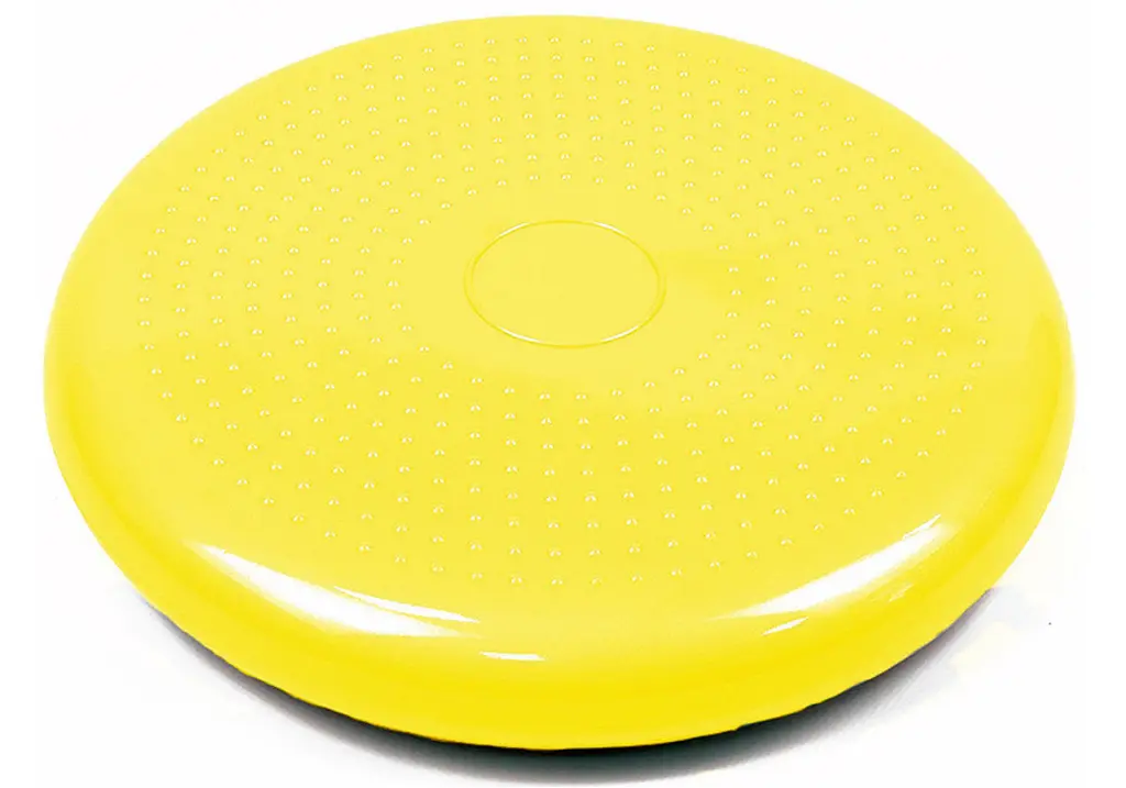 Балансировочная подушка массажная EasyFit желтая (EF-1840-Y) - фото 2