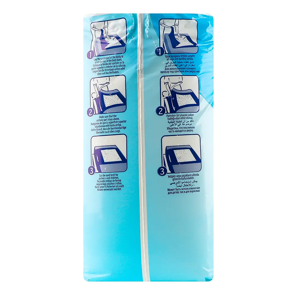 Пелюшки дитячі Perfect Underpad 90х60 см білі 30 шт. - фото 4
