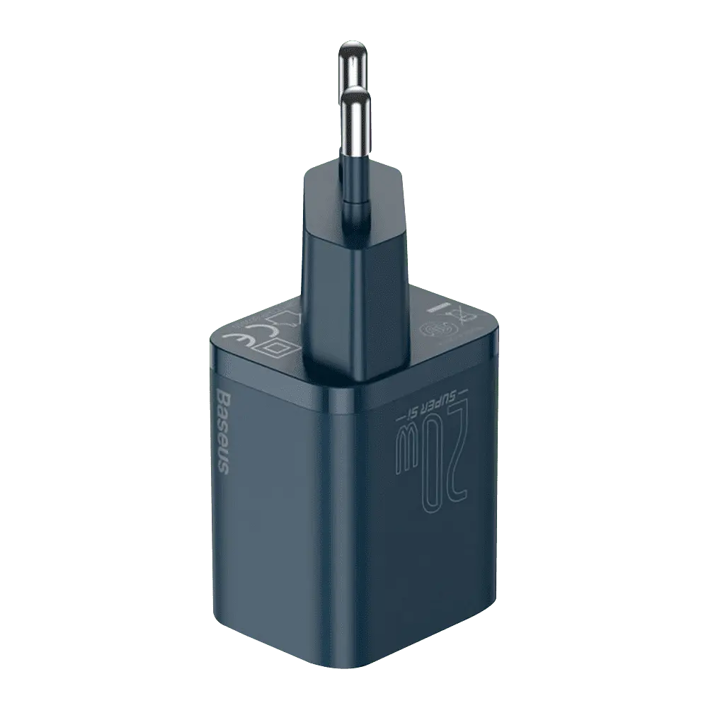 Мережевий зарядний пристрій Baseus Super Si 1Type-C 20W CCSUP-B03 Blue - фото 2