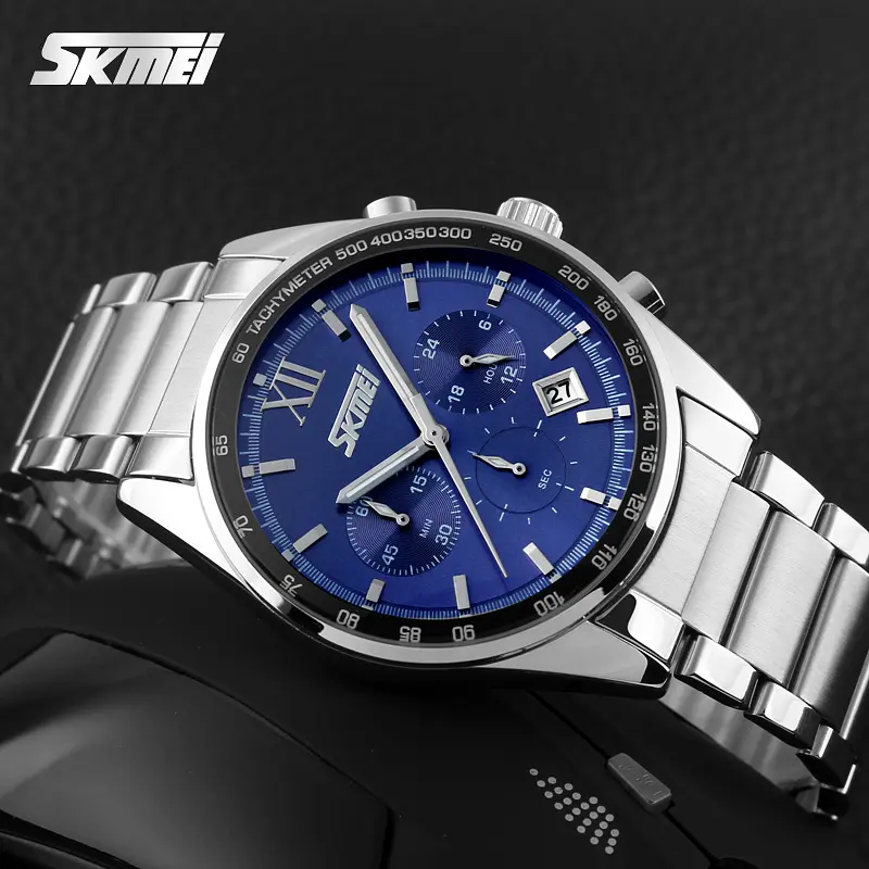 Наручные часы мужские 9096BU Blue Skmei acs0029901 - фото 2