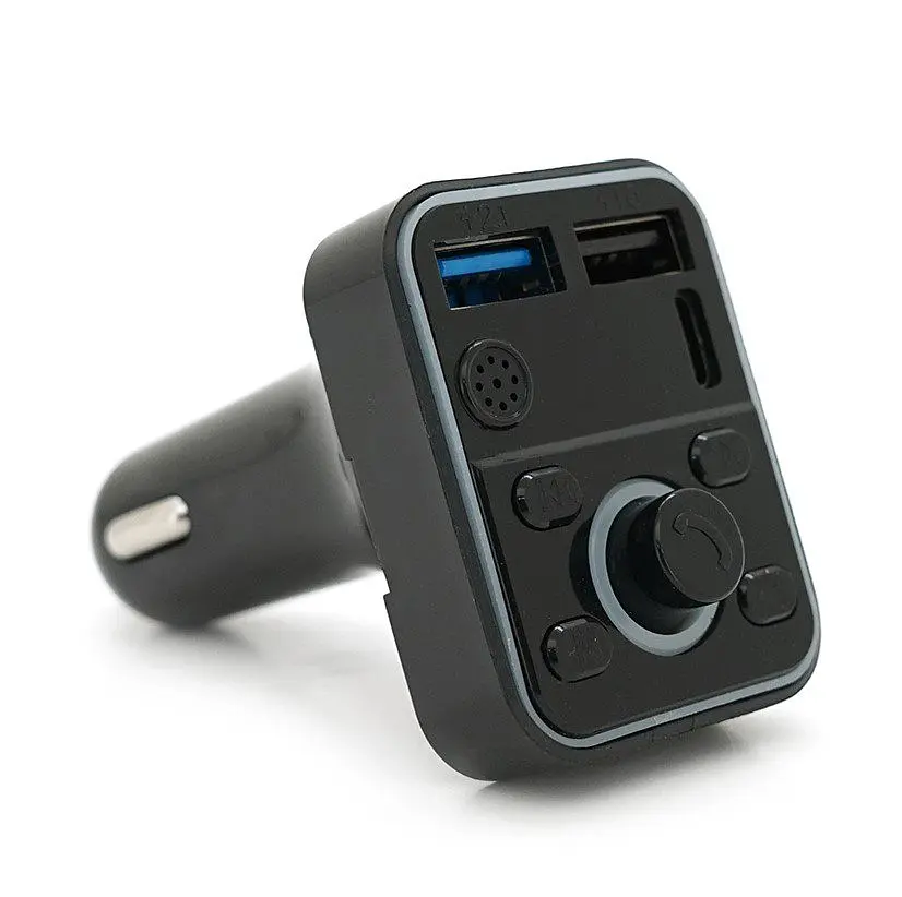 Автомобільний FM-трансмітер-модулятор Bluetooth Voltronic FMD1 3.1A, USB, TF - фото 4