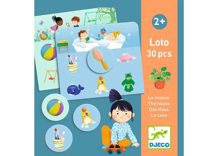 Настільна гра Djeco Дитяче лото Будинок (Loto The House, 30 pcs) (DJ08192) - фото 2