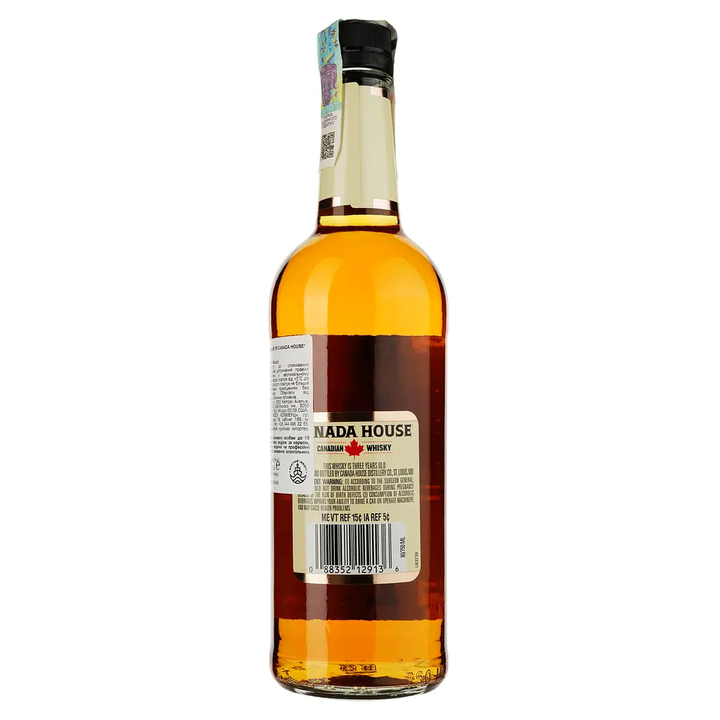 Віскі Canada House 3 yo Blended Canadian Whisky 40% 0.75 л - фото 2