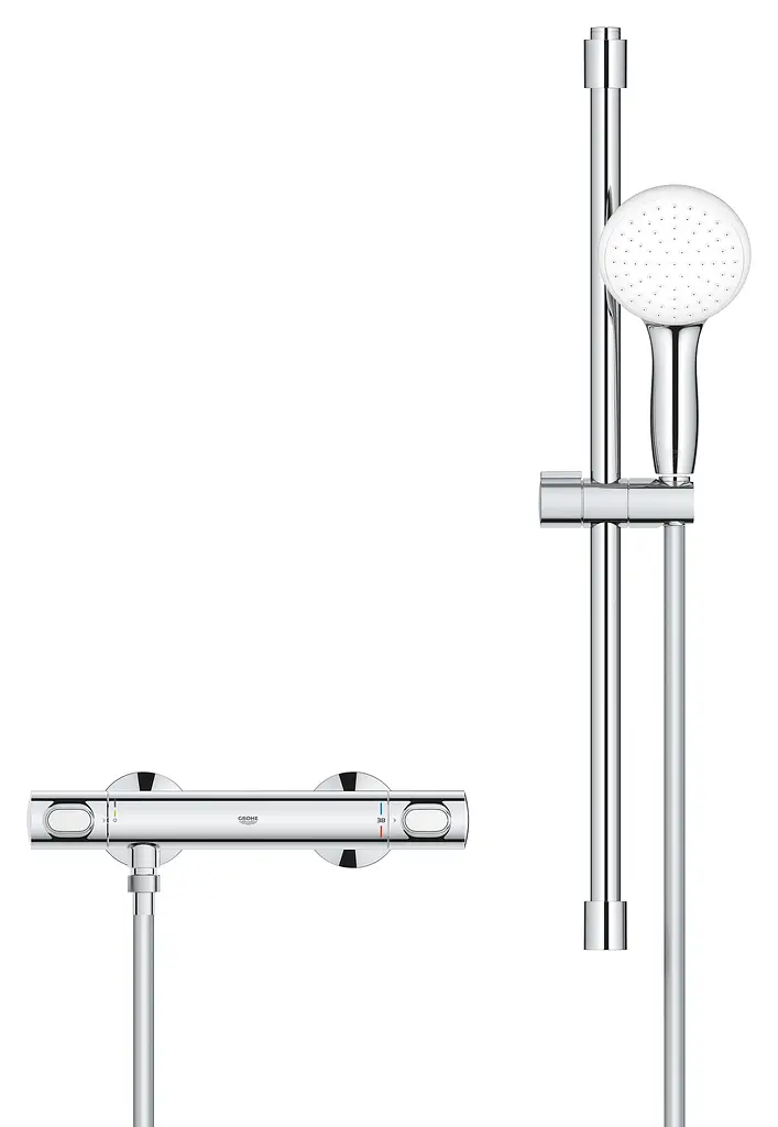 Термостат для душу Grohe Grohtherm 500 з душовим гарнітуром 34796001, Хром - фото 4