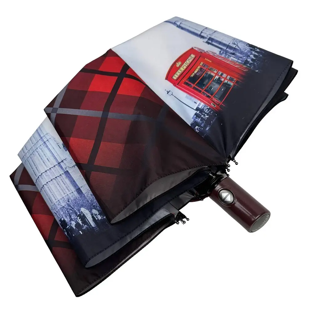 Женский складной зонтик полный автомат The Best 102 см разноцветный - фото 5