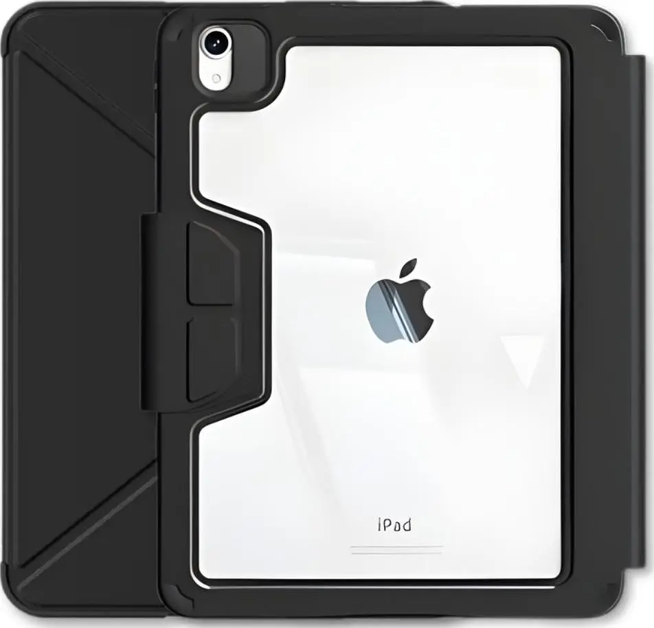 Чохол до планшета BeCover Rugged Origami Transparent Apple iPad Air 11" M2/M3 (2024/2025) Black (714968)