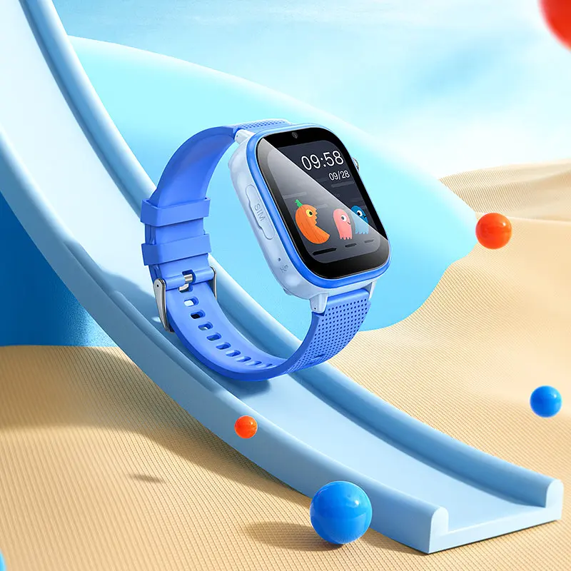 Дитячий cмарт-годинник Y101 4G with call function Blue Hoco teh0029823 - фото 4