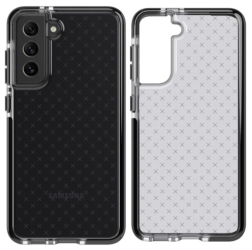 Оригінальний протиударний чохол Tech21 Evo Check для Samsung Galaxy S21 FE (6.4) Black T21-9080 - фото 2