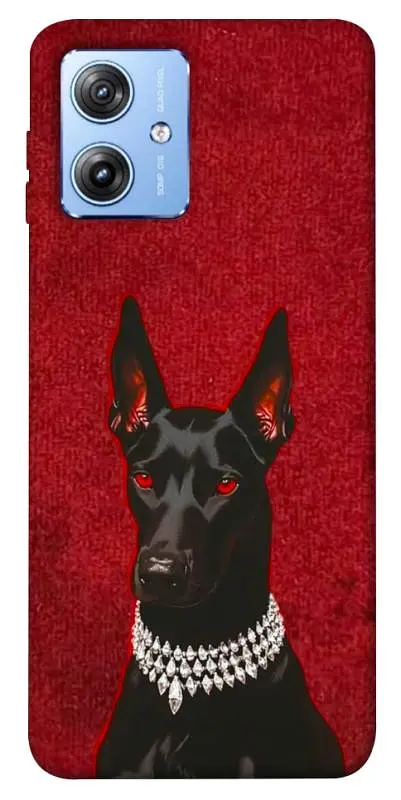 TPU чохол Demsky Premium doberman для Motorola Moto G84